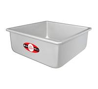 Fat Daddio's Anodized Aluminum Square Cake Pan, 12 Inch x 12 Inch x 4 Inch