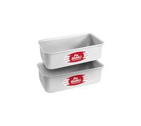 Fat Daddios Bread Pan Set, Aluminum, Silver 19.7 x 7 x 9.5 cm
