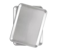 Fat Daddio's Natural Aluminum Quarter Sheet Pan, 2-Pack