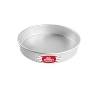 Fat Daddio's PRD-102 Round Cake Pan, Aluminum, Silver
