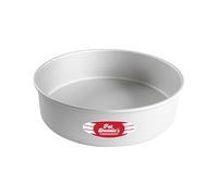 Fat Daddio's PRD-123 Round Cake Pan, Aluminum, Silver