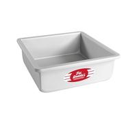 Fat Daddio's PSQ-883 Anodized Aluminum Square Cake Pan, 8 x 3 inch