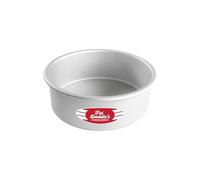 Fat Daddio's Round Cake Pan Anodized Aluminum, Silver 20.3 x 20.3 x 7.6 cm