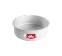 Fat Daddio's Round Cake Pan Anodized Aluminum, Silver 22.9 x 22.9 x 7.6 cm