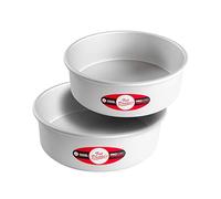 Fat Daddio's Set of 2 Anodized Aluminum Round Cake Pans 10" x 3"