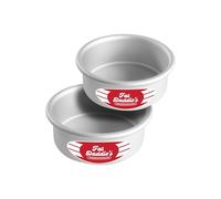 Fat Daddio's Set of 2 Anodized Aluminum Round Cake Pans, 5" x 2"