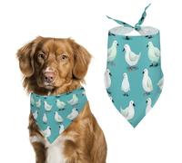 Fat Dodo Birds Cute Dog Bandanna Scarf Printed Adjustable Triangle Pet Kerchief for Dogs And Cats