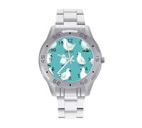 Fat Dodo Birds Men's Business Watch Fashion Stainless Steel Wristwatches Custom Easy Read Watches for Women
