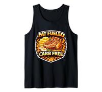 Fat Fuelled Carb Free Keto Carnivore Paleo Ketogenic Diet Tank Top