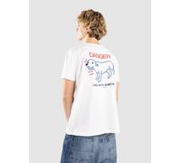 Fat Moose Danger Dog T-Shirt white S