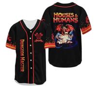 fat mummy Cute Alien Baseball Jersey, Movie Character Jersey Button Down Shirt, Birthday Gifts for Cartoon Lovers, Dnd, XL