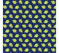 Fat Quarter (48cm x 58cm) Aliens Space Walk in The Space Extraterrestrial Life Quilting Cotton Fabric Dressmaking Patchwork Material Solar System Kids Celestial (Lime Alien On Navy)