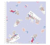 Fat Quarter Alice in Wonderland Mad Hatters Party 100% Cotton Quilting Fabric