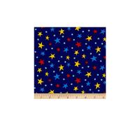 Fat Quarter Atomic Stars 100% Cotton Quilting Patchwork Sewing Fabric