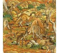 Fat Quarter Australian Wildlife 100% Cotton Quilting Fabric - Nutex