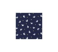 Fat Quarter Baby Dragon Magic Navy Cotton Quilting Sewing Fabric