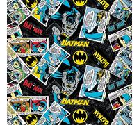 Fat Quarter Batman Comic Cut Out DC Comics 100% Cotton Quilting Fabric
