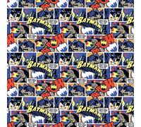 Fat Quarter Batman Comic Strip DC Comics 100% Cotton Quilting Fabric