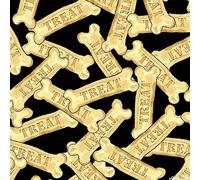 Fat Quarter Dog Gone Fun Treat Bones 100% Cotton Fabric