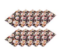 Fat Quarter Fabric Bundles Cotton 9.8x7.9in 10Pcs Quilting Craft Fabric Pre Cut Squares Sheets Cat Dog Printed Floral Patterns Patchwork Cotton Bundles Sewing Quilting Crafts