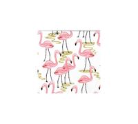 Fat Quarter Flamingo Bay Cotton Quilting Fabric White Birds