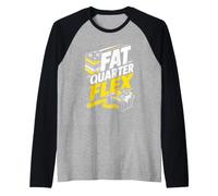 Fat Quarter Flex Quilting Fabric Raglan Baseball Tee