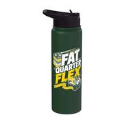 Fat Quarter Flex Quilting Fabric Stainless Steel Insulated Water Bottle