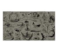 Fat Quarter Goose Tales Halloween Nursery Rhyme On Grey 100% Cotton Print Fabric