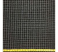 Fat Quarter Sheet Music Notes On Black 100% Cotton Quilting Fabric