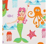 Fat Quarter Swim With Us Mermaids Cotton Quilting Fabric - Michael Miller