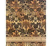 Fat Quarter Totally Twilight Gothic Glitter Ember 100% Cotton Quilting Fabric