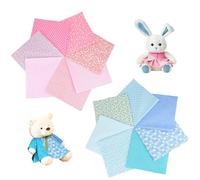 Fat Quarters Fabric Bundles, Precut Quilting Cotton, 10 x10 Inch 14 PCS
