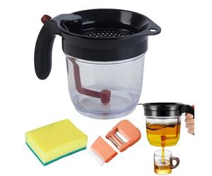 Fat Separator for Sauces | With Fine Mesh to Preserve Nutrients - Fat Skimmer for Soup and Sauce, for Housewife, Fitness Diet, Birthday and Mother's Day