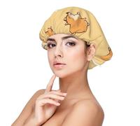 Fat Shiba Inu Anime Dog Pattern,Adjustable Silk Hair Wrap Adult's Satin Sleeping Cap Hair Women's Elastic Sleep Bonnet