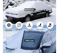Fat Shiba Inu Anime Dog Pattern, Car Windshield Cover, Protective Windscreen Cover - Snow Ice Sun UV Dust Water Resistant - Fit for Most Cars