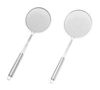 Fat Skimmer Spoon, Fine Mesh Long Handle, Oil Strainer Ladle, Grease Filtering Scoop for Home, Restaurant, Dining Room, Hot Pot, Frying, Cooking, Stewing
