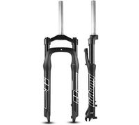 Fat Tire Mountain Bike Suspension Fork 20/26 X 4 Inch 100/110mm Travel Spring Front For Electric Beach Snow Right 1-1/8" 9x135(20in)