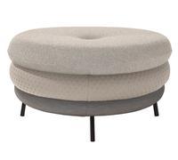 Fat Tom Pouf Lounge - Stool Richard Lampert Beige - LAMPERT_FAT TOM POUF MIT BEINE BEIGE