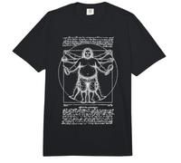 Fat Vitruvian Man Funny Dad BOD Da Vinci Father's Day Comfort Colors Adult Heavyweight T-Shirt