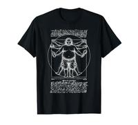 Fat Vitruvian Man Funny Dad BOD Da Vinci Father's Day Value Graphic T-Shirt