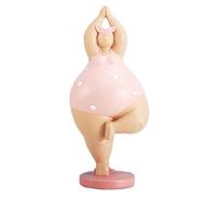Fat Woman Yoga Statue, Fat Yoga Woman Figures, Figure of the Fat Lady Made of Resin | Resin Figure, Character Statue, Modern Furniture for Living Room, Ornaments, Desktop Decoration