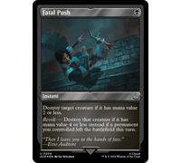 Fatal Push (Etched Foil) | Universes Beyond: Assassin's Creed