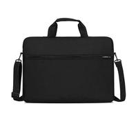 FATASH 15.6 Inch Laptop Sleeve Case | Waterproof Slim Shoulder Messenger Briefcase Bag with Handle, Padded Strap & Accessories Compartment for Work Compatible MacBook HP Dell Lenovo Asus Acer