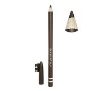 FATASH Waterproof Eyeliner Pencil with Built-in Brush, Smudge-Proof & Long-Lasting Matte Finish Soft Kohl Kajal, Glide-On Formula for Cat Eye & Smokey Bold Looks - Dark Brown