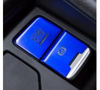 FATBAR Handbrake button Compatible With Mazda 3 For Axela CX-3 CX-4 CX-5 LHD Handbrake Parking Brake Auto Hold Multimedia Button Cover Frame Trim Sticker Decoration (Color : 3)