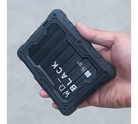 FATBEAR Tactical Military Rugged Shockproof Armor Protective Skin Case Cover for Western Digital WD Black P10 2TB 4TB 5TB Mobile Hard Drive (for P10 4 5TB)