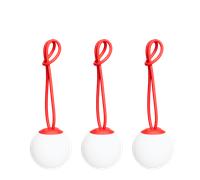 Fatboy Bolleke Mini Portable Lamp Set of 3 Red