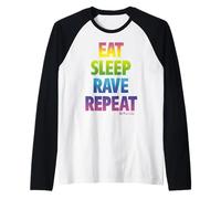 Fatboy Slim Eat Sleep Rave Repeat Raglan Baseball Tee