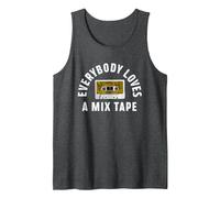 Fatboy Slim Everybody Loves A Mix Tape Tank Top, Men, Dark Heather Grey, X-Large
