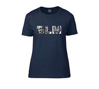 FatCuckoo BLM- Malcolm X,James Baldwin and MLK Portraits- (Black Lives Matter)- Women's T-Shirt